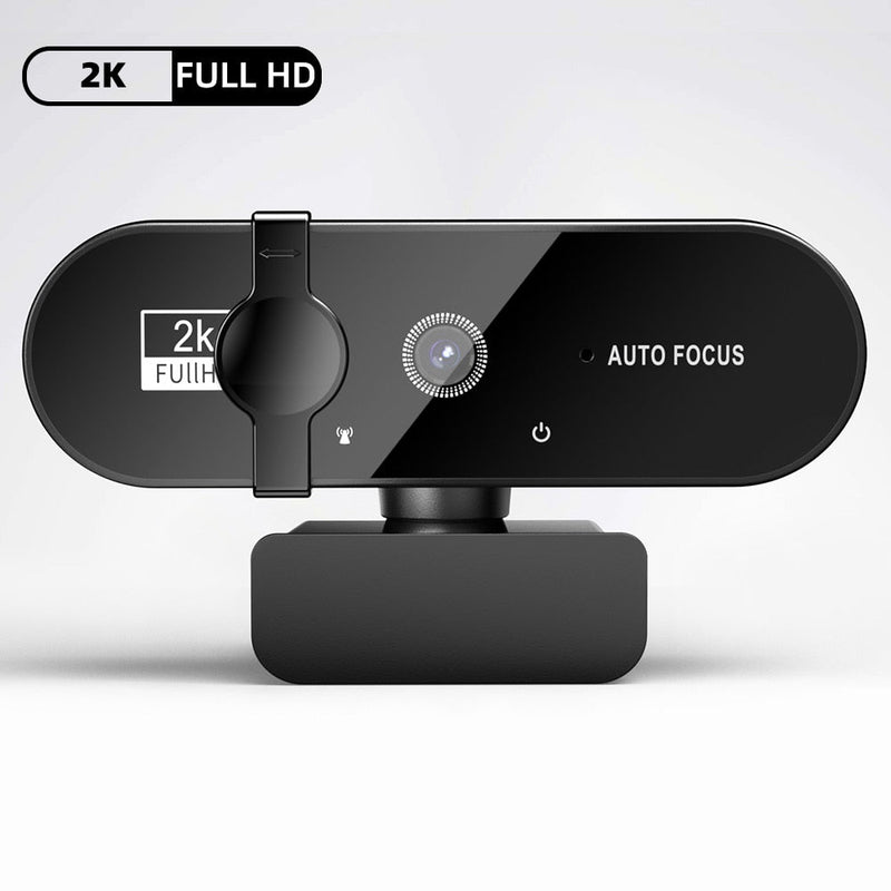 Webcam 4k, 2K e 1080p mini câmera.